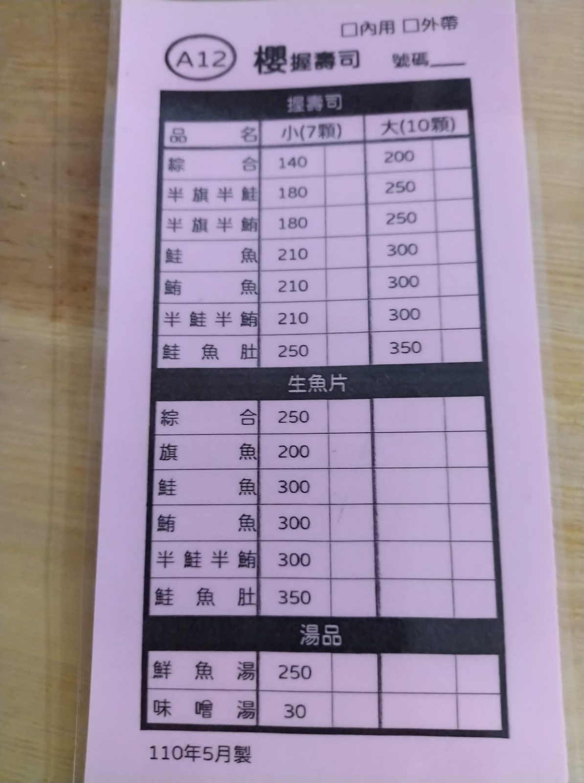 基隆美食推薦～仁愛市場必吃「櫻握壽司」平價握壽司超值美味！