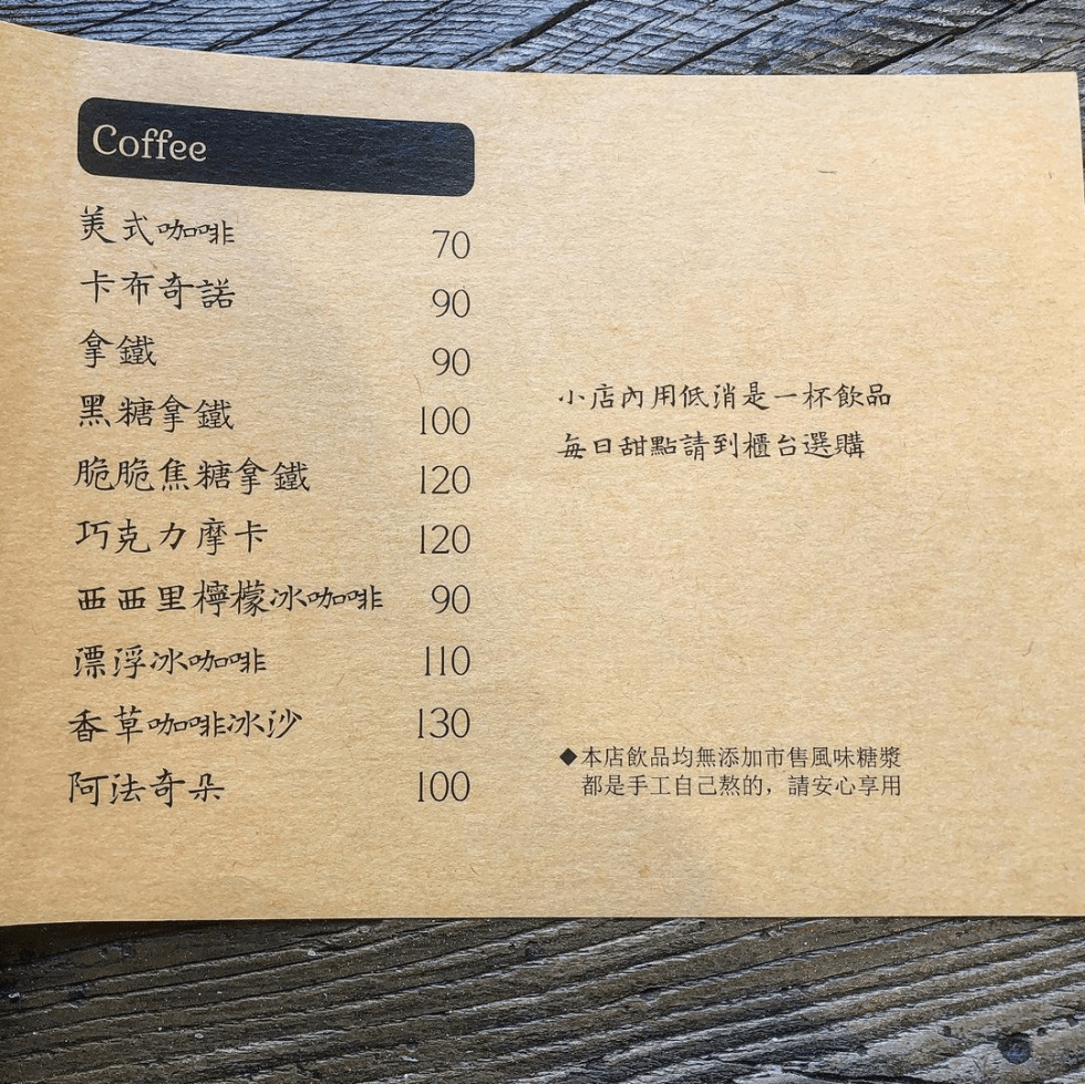 台中咖啡廳推薦「榮華街咖啡」新開幕！熱門復古迷你咖啡廳～限量手工甜點