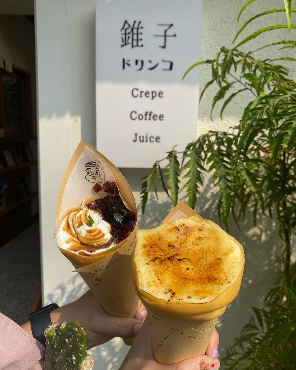 東門站甜點推薦「錐子可麗餅專賣店」台北也有美味日式可麗餅，捲筒造型超可愛！