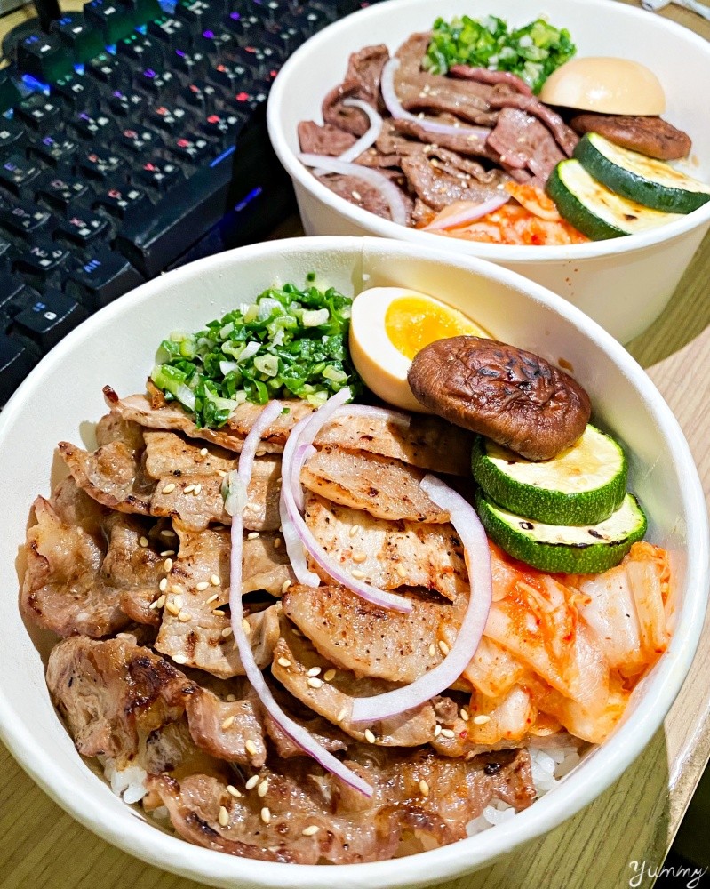 台中人氣燒肉店「茶六」外帶便當一次可以吃到三種肉，外帶自取8折優惠！